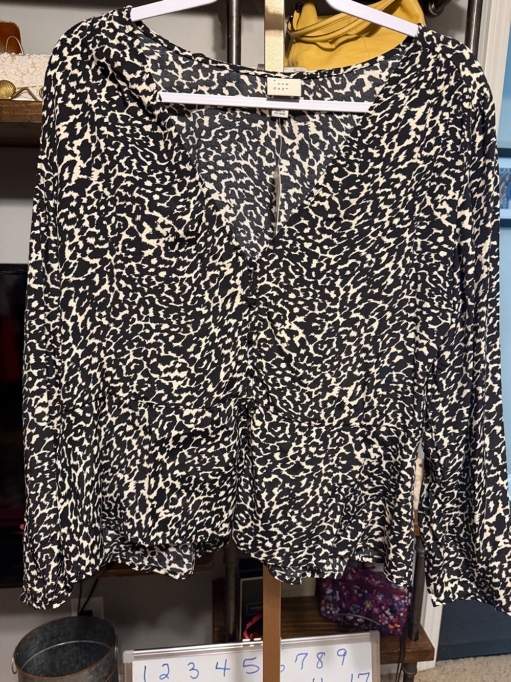 NWT ANIMAL PRINT TOP